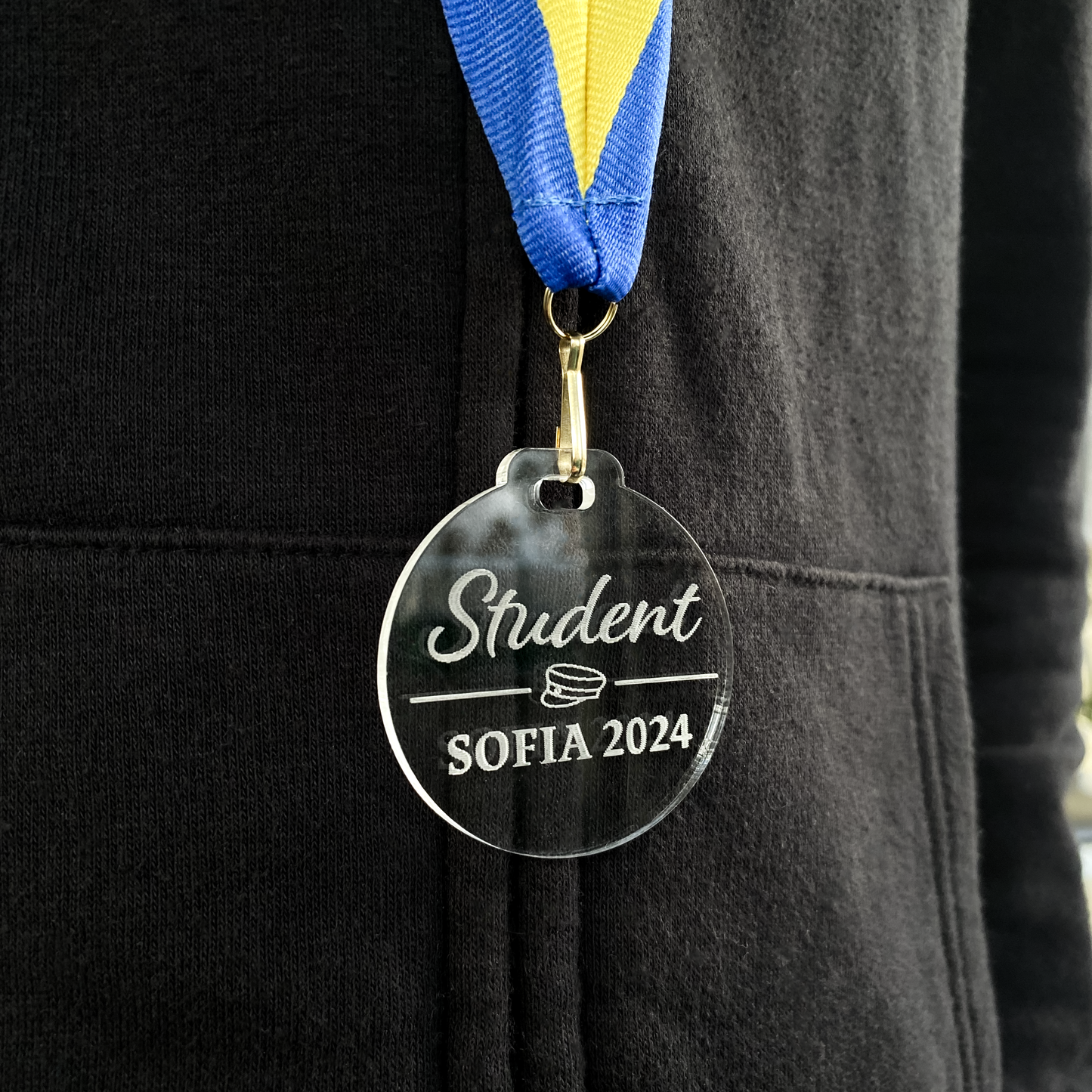 PERSONLIGT GRAVERAD MEDALJ