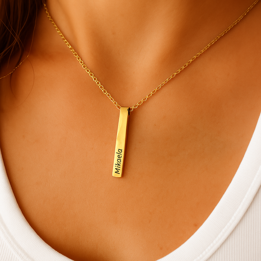 HALSBAND MED GRAVYR – 4 SIDOR