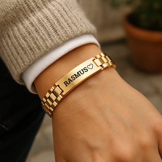 ARMBAND MED PERSONLIG GRAVYR (UNISEX)