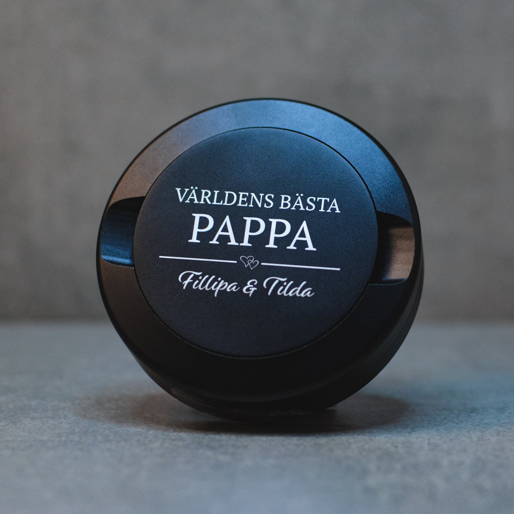 Personligt graverad snusdosa. Perfekt julklapp eller Farsdag present till pappa. 