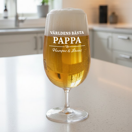 ÖLGLAS MED PERSONLIG GRAVYR
