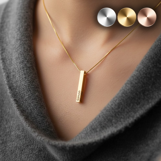 HALSBAND MED GRAVYR – 4 SIDOR