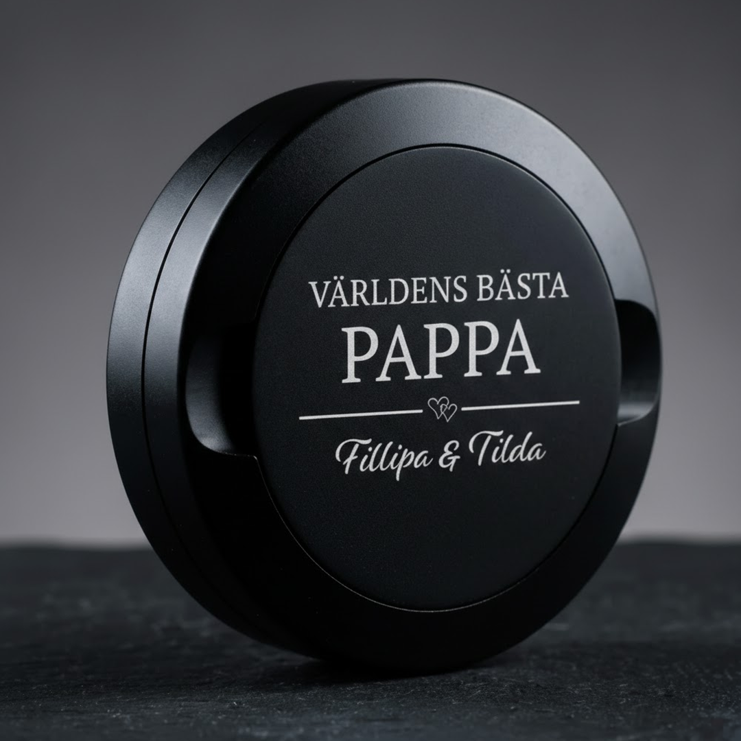 SNUSDOSA MED PERSONLIG GRAVYR