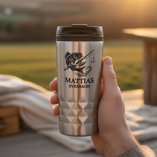 TERMOSMUGG MED PERSONLIG GRAVYR