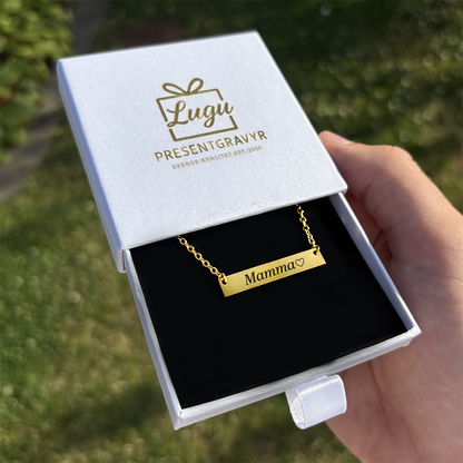 HALSBAND MED PERSONLIG GRAVYR