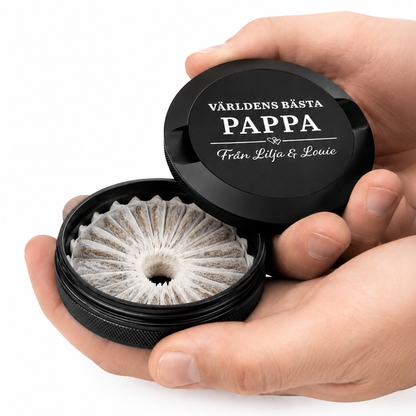 SNUSDOSA MED PERSONLIG GRAVYR